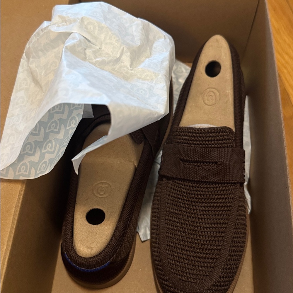 Rothy's Women’s Penny Loafer in Cinnamon Raffia Knit - Picture 4 of 4